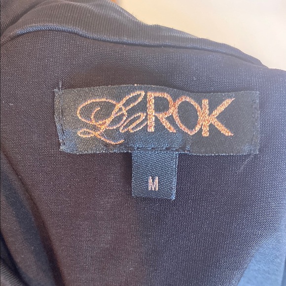 La Rok Elegant Black Sleeveless Dress - Picture 6 of 8